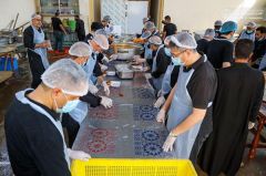 افتتاح استراحة المرتضى (عليه السلام) على طريق (يا حسين) لضيافة الزائرين بذكرى إحياء الأربعين