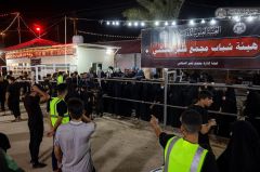 منتسبو العتبة العلوية في مجمع قنبر السكني... جهود كبيرة تبذل لضيافة زائري الأربعين