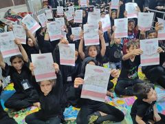 إطلاق برنامج (شموع في طريق رقيّة) للأطفال الزائرين في الأربعين