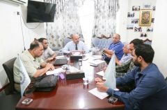 اجتماع لجنة الصحة في المجلس الاكاديمي العلمي لزيارة الاربعين المليونية